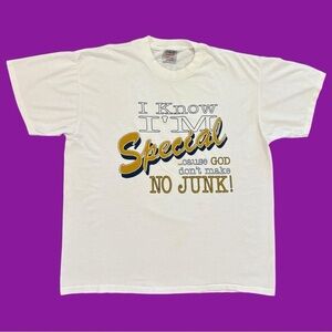 90s “I Know I’m Special… No Junk!” Tee